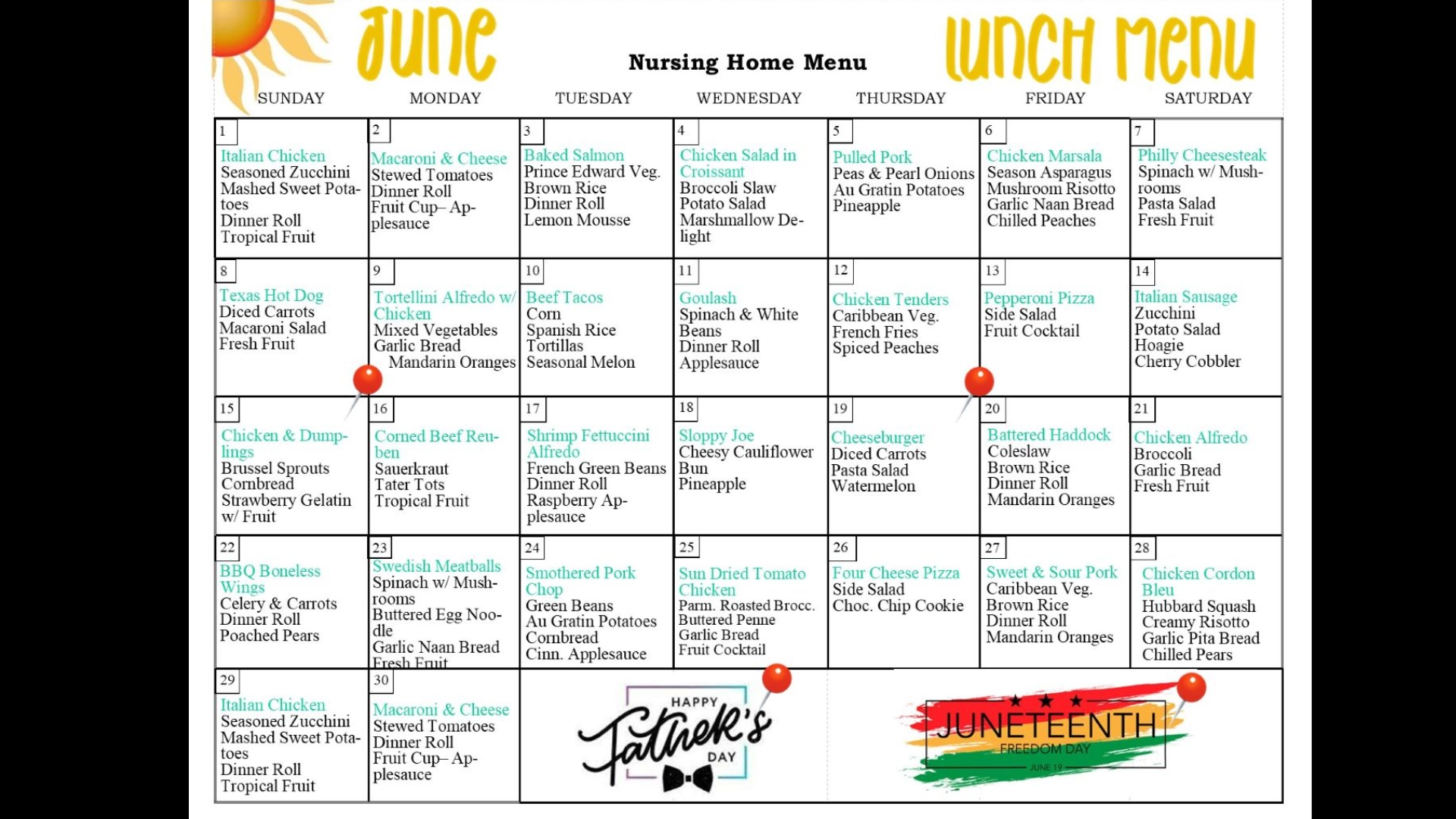 June Lunch