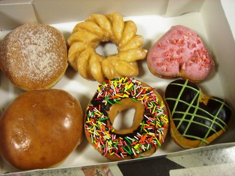 Donuts in a box
