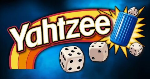 Yahtzee cup and dice