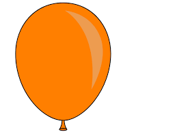 orange balloon