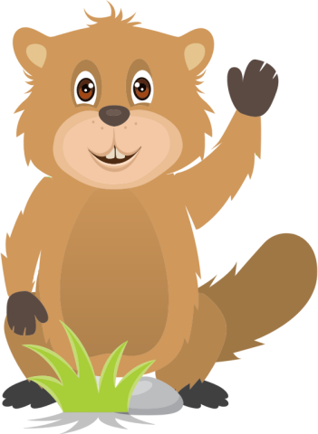Cartoon beaver