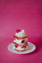 Dessert on a plate