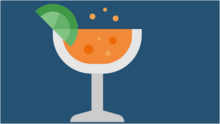 Beverage in a cup