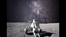 Man on the moon