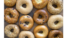 Different kinds of bagels